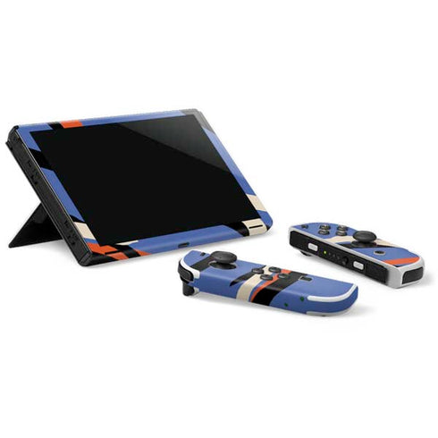 Abstract Lines Nintendo Switch OLED (2021) Skin
